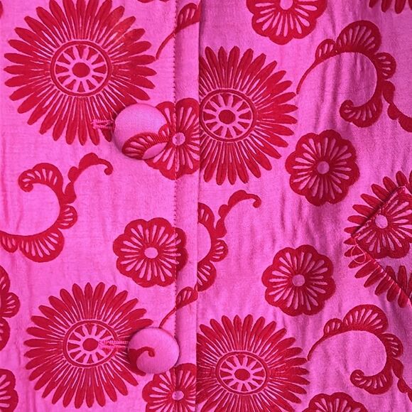 Trina Turk Floral Jacqaurd Jacket - EUC - 6 - Picture 4 of 6